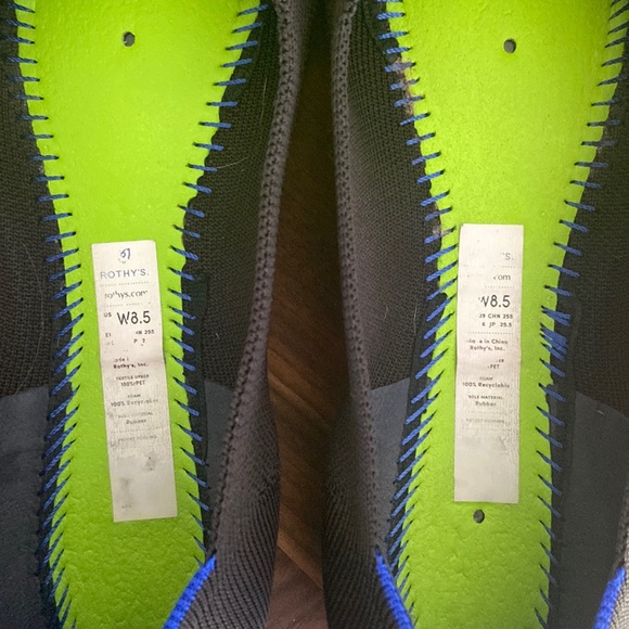 Black Rothy’s Round Flats Size 8.5 - Picture 2 of 6